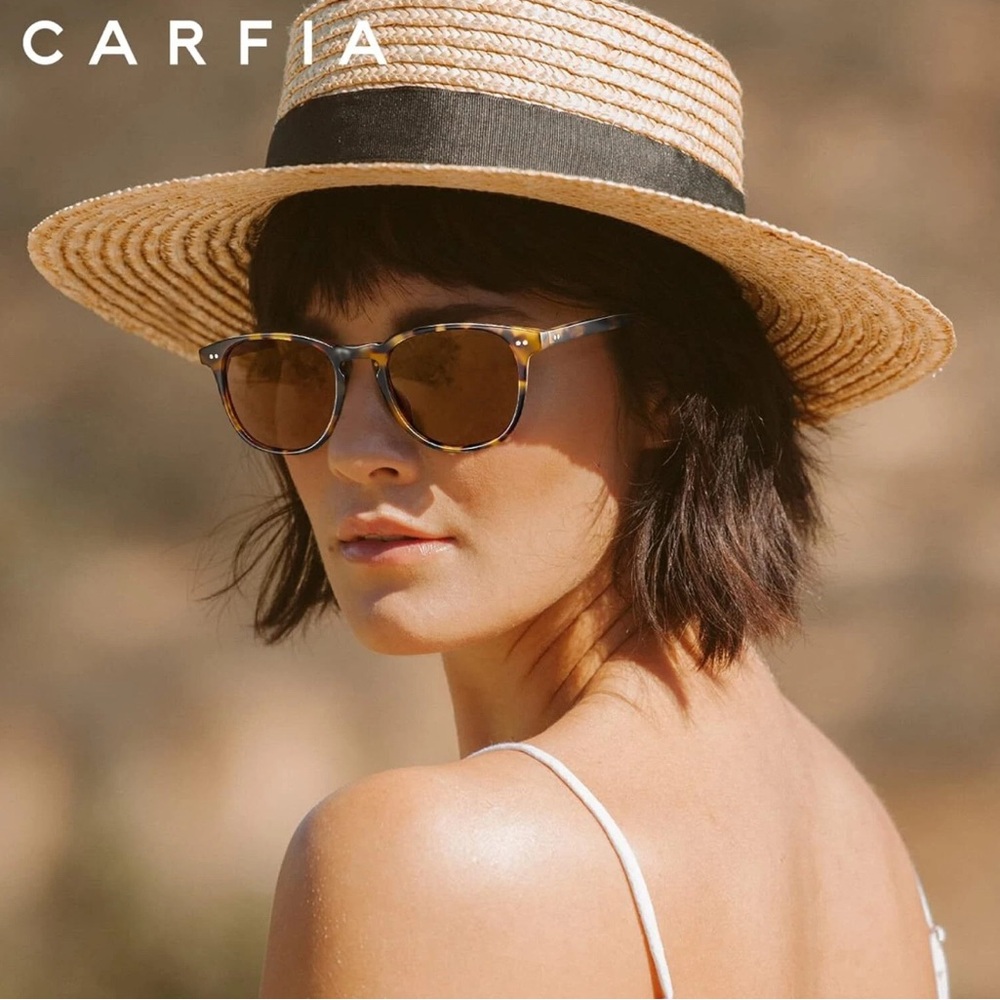 Tortoise Shell Round Sunglasses - Picture 10 of 14